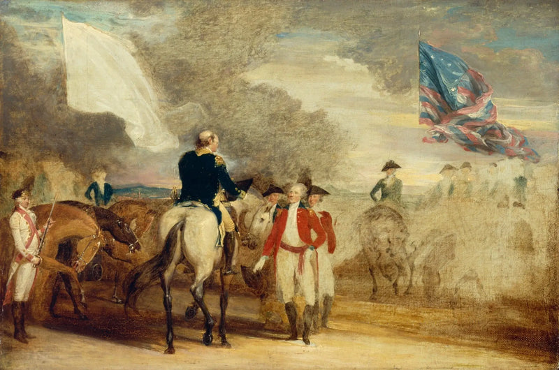 Cornwallisin antautuminen Yorktownissa - John Trumbull
