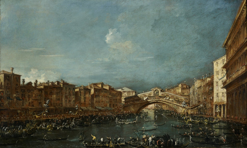 Rialton sillan kilpailu - Francesco Guardi