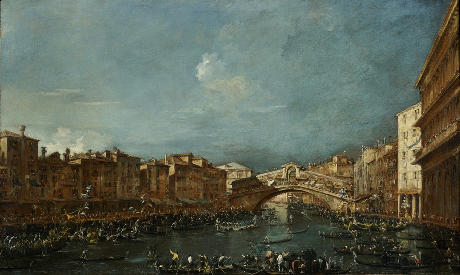 Rialton sillan kilpailu - Francesco Guardi