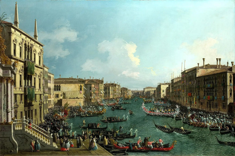 Suuri kanava-veneajo - Canaletto