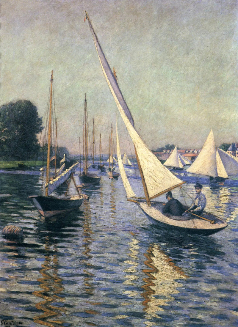 Regatat Argenteuil'ssa - Gustave Caillebotte
