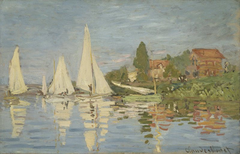 Regattas Argenteuil W233:ssa - Claude Monet