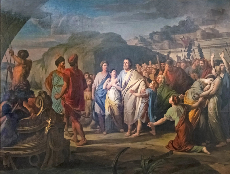 Régulus lähtee Roomasta matkalle Kartagoon - Nicolas-Bernard Lepicé