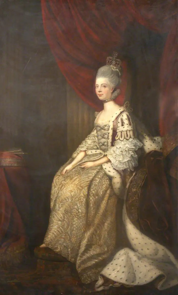 Reine Charlotte (1744–1818), kuningatarpuoliso George III:lle - Joshua Reynolds
