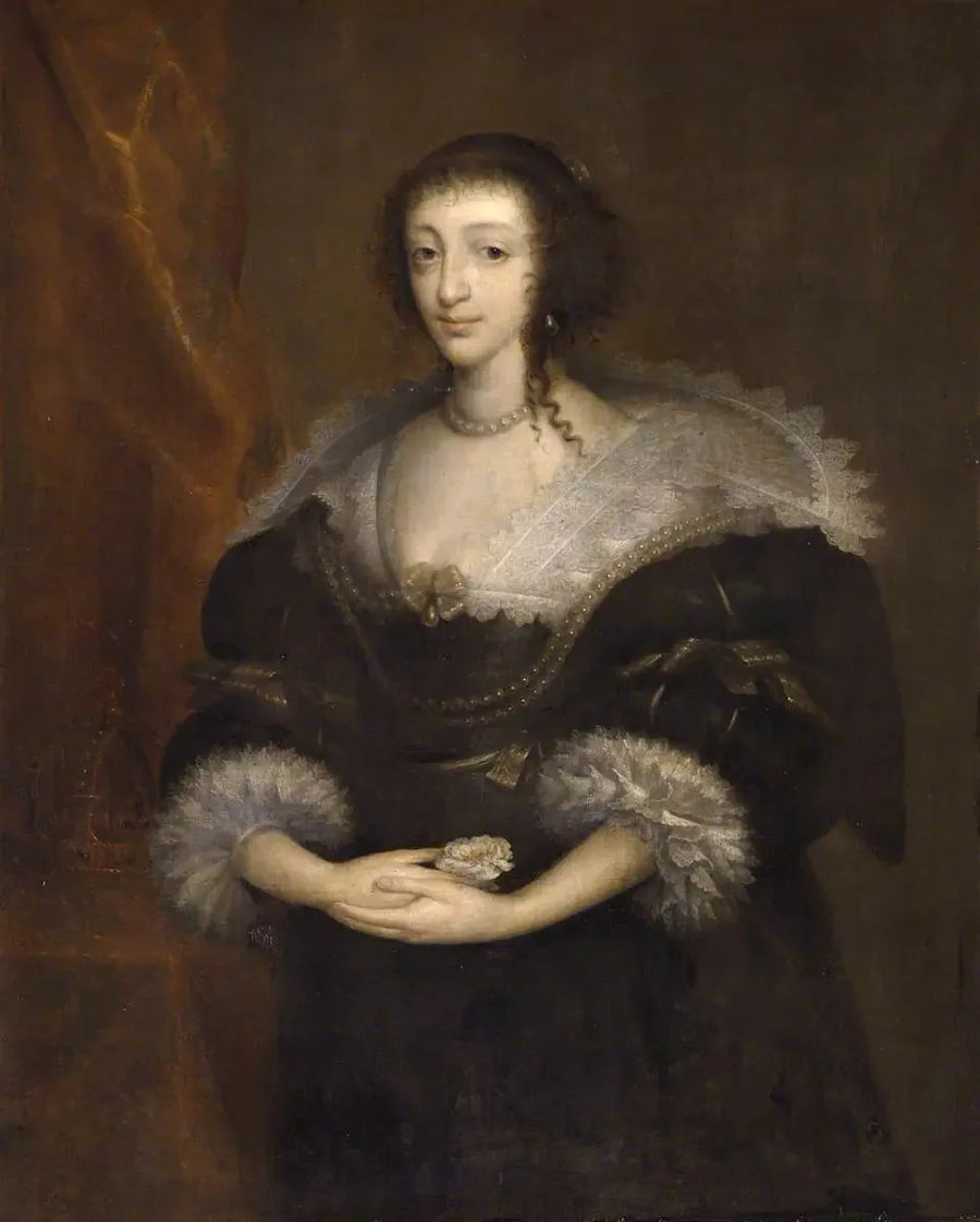 Reine Henriette Marie (1609–1669), puoliso Charles I:stä - Antoine van Dyck