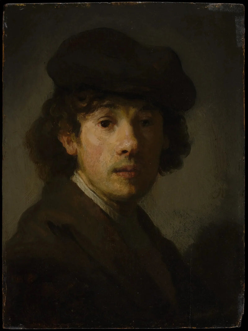 Rembrandt (1606-1669) ja Nuori Mies - Rembrandt