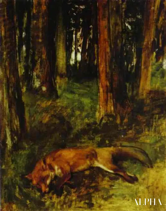 renard mort - Edgar Degas - Reproductions de tableaux et peintures haut de gamme