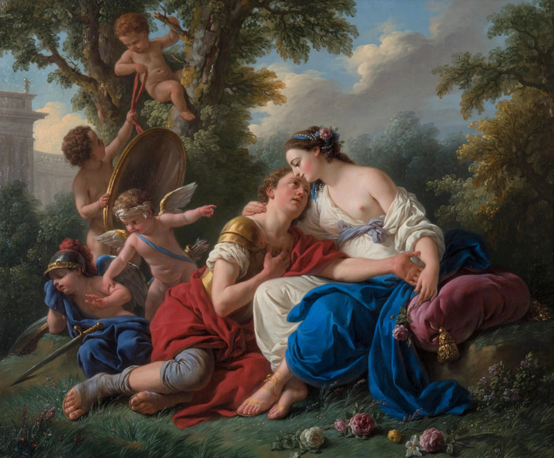Renaud ja Armide - Louis Jean François Lagrenée