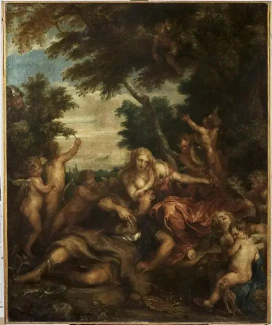 Renaud ja Lumottu Armide - Antoine van Dyck