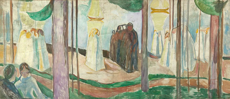 Kohtaaminen rannalla - Edvard Munch