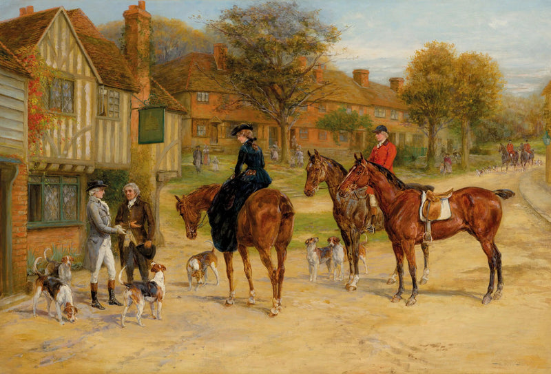 Tapaaminen majatalossa - Heywood Hardy