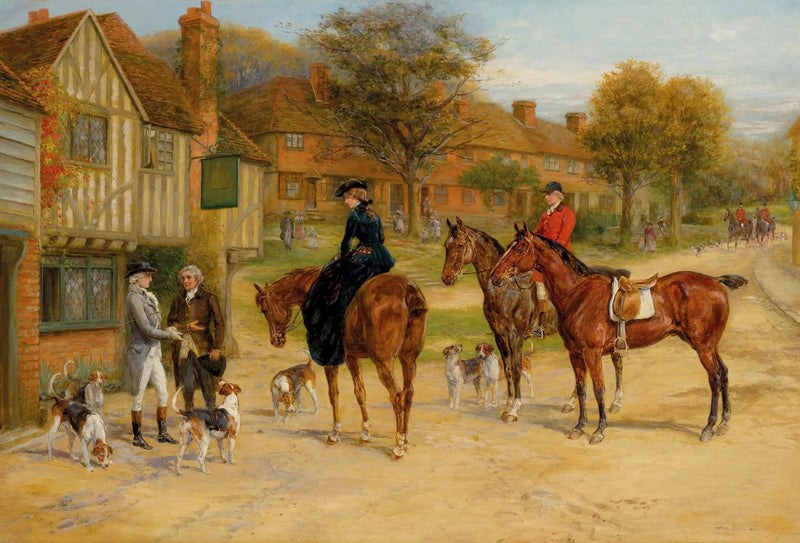 Tapaaminen majatalossa - Heywood Hardy