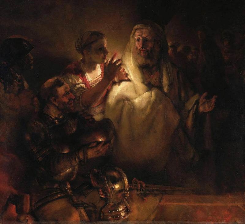Pyhä Pietari kieltäytyminen - Rembrandt