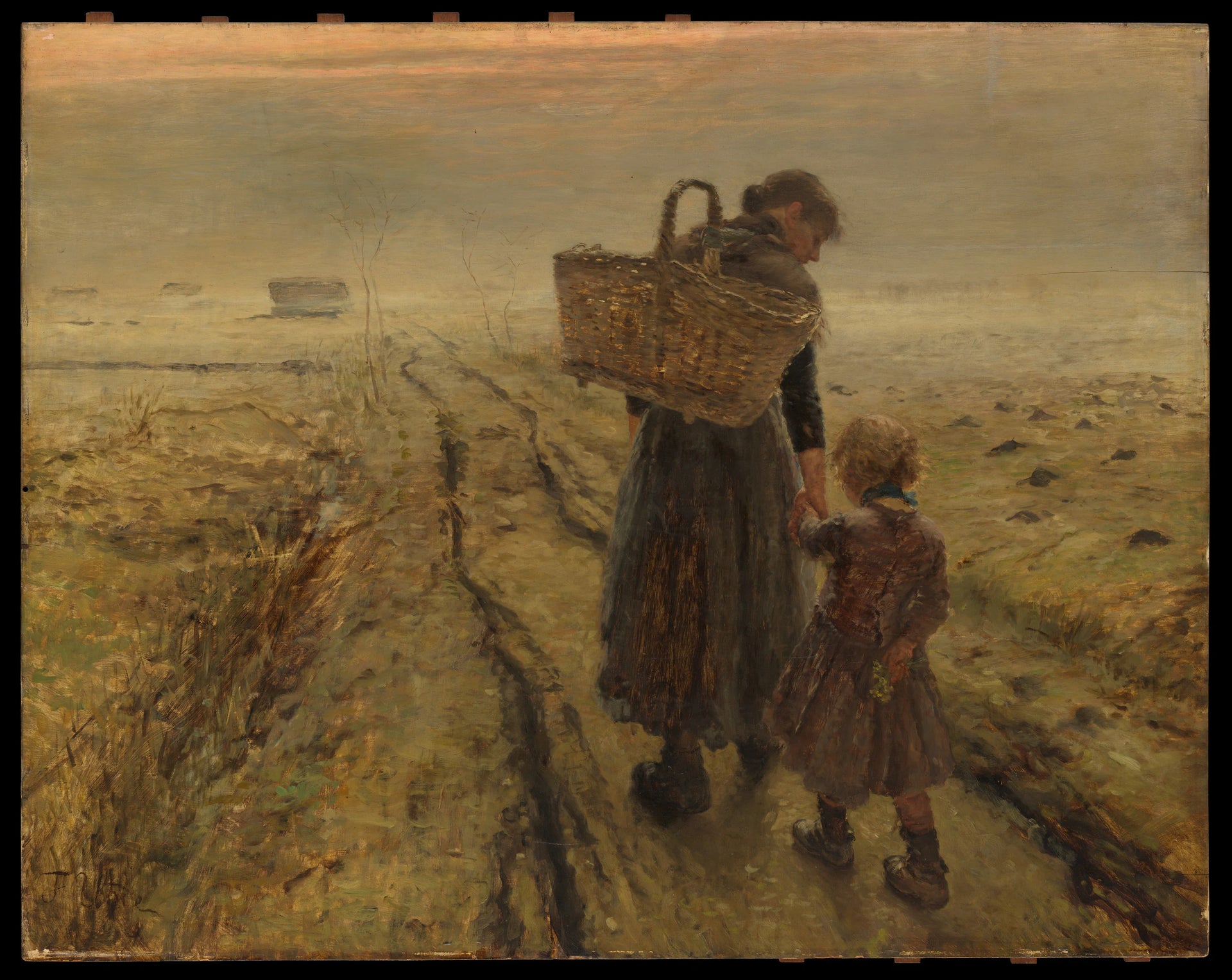 Rentrer à la maison - Fritz von Uhde