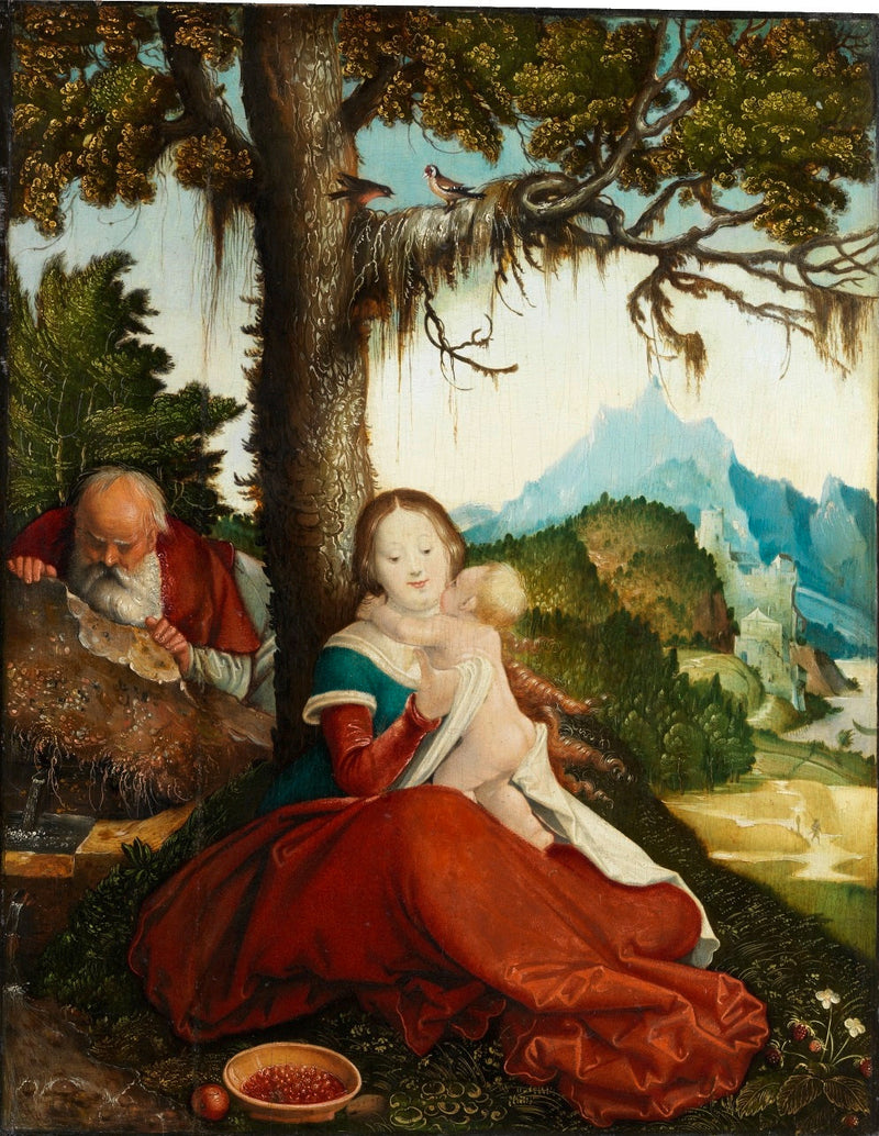 Lepää lennon aikana Egyptiin - Hans Baldung Grien