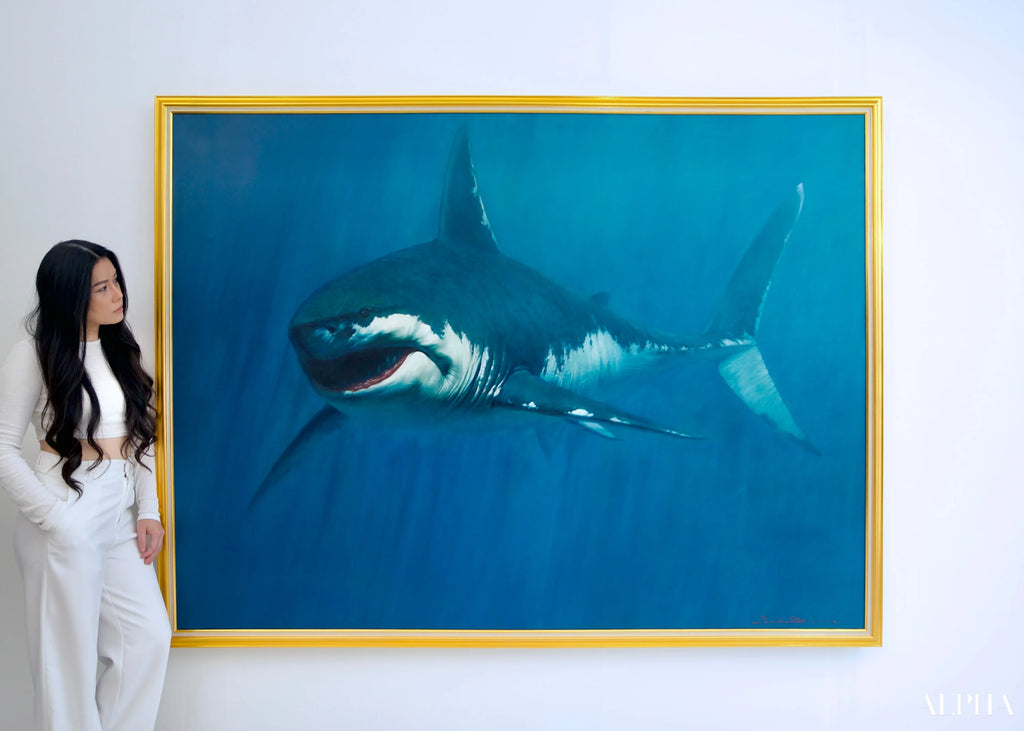 Requin | 150 x 200 cm Reproductions de tableaux à la peinture à l’huile