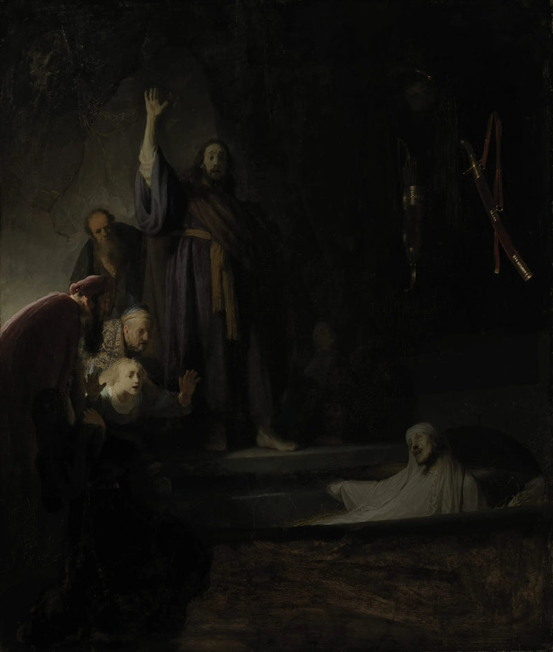 Lasaruksen ylösnousemus - Rembrandt