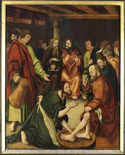 Zwickaun Pyhän Katariinan kirkon alttaritaulu [keskipaneeli] - Lucas Cranach vanhempi