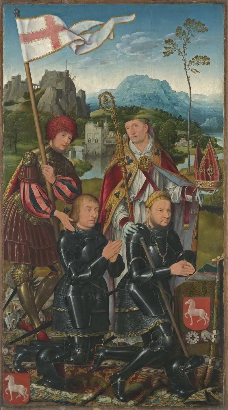 Marientodin alttaritaulu - vasen sivu - Joos van Cleve
