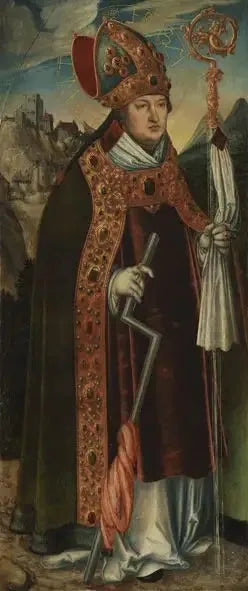 Pfirtscherin alttaritaulu: Pyhä Erasmus - Lucas Cranach vanhempi