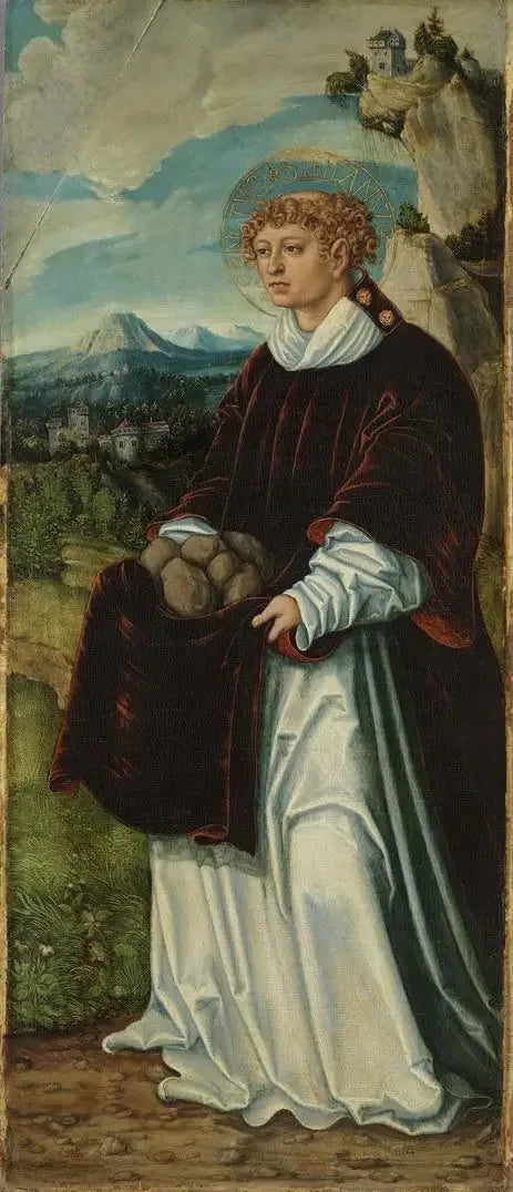 Pfirtscherin alttaritaulu: Saint Étienne - Lucas Cranach vanhempi