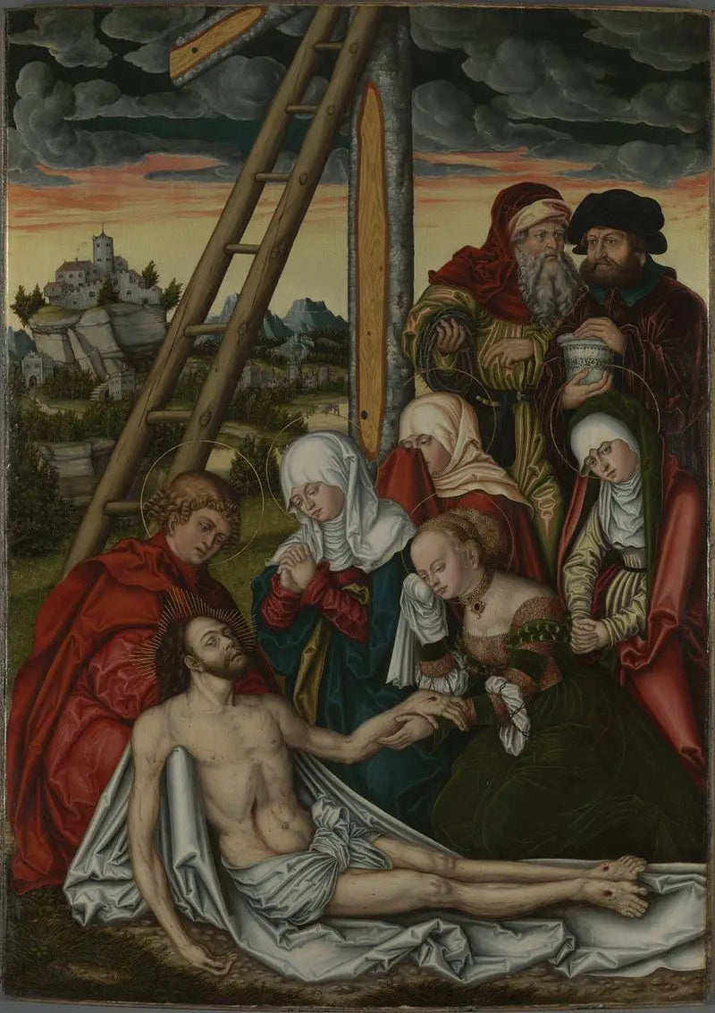 Pierre ja Paavali alttaritaulu: Kristuksen suru - Lucas Cranach vanhempi