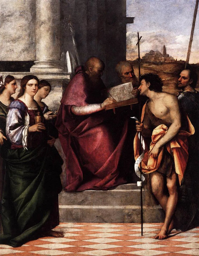Pyhän Johanneksen Krysostomoksen alttari - Sebastiano del Piombo