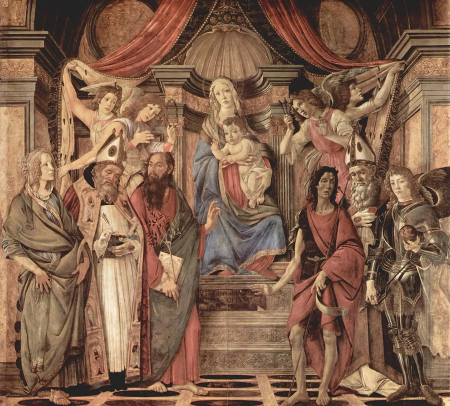 San Barnaban alttaritaulu - Sandro Botticelli