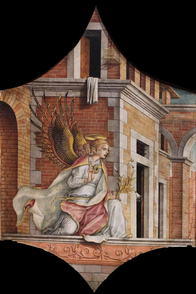 San Domenicon retablo: Väläyttäjän enkeli - Carlo Crivelli