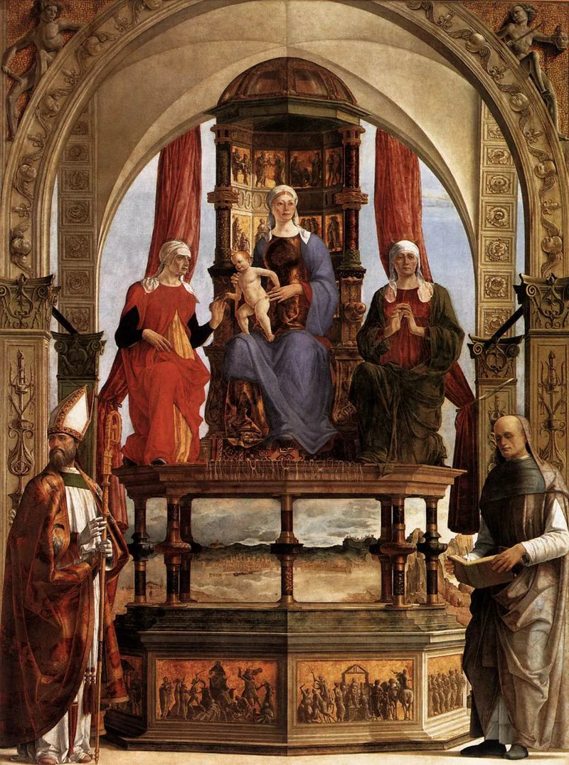 Santa Marian alttaritaulu Portossa - Ercole de’ Roberti