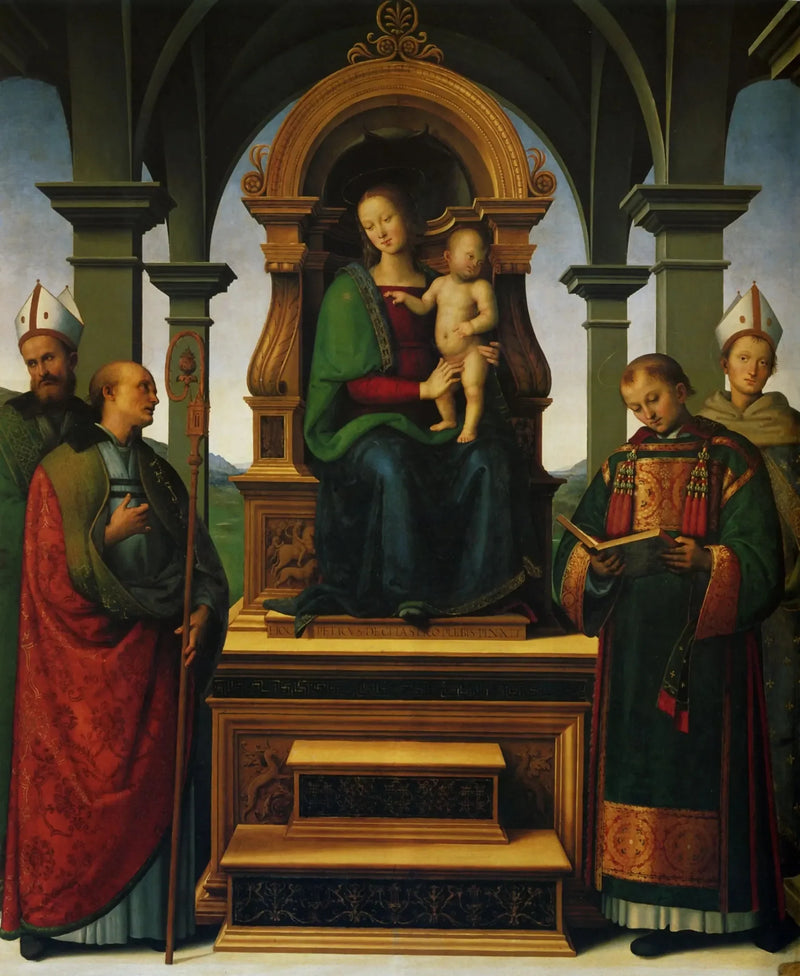 Dekemvireiden pöytätaso - Pietro Perugino