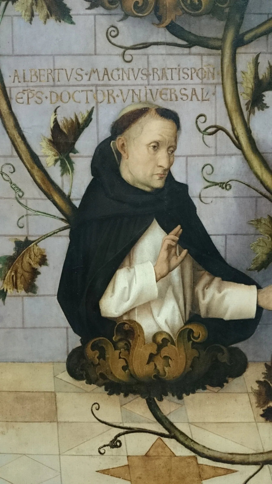 Frankfurtin dominikaaninen alttaritaulu: Dominikaanisen järjestyksen sukulinja (alaosa) - Hans Holbein vanhempi