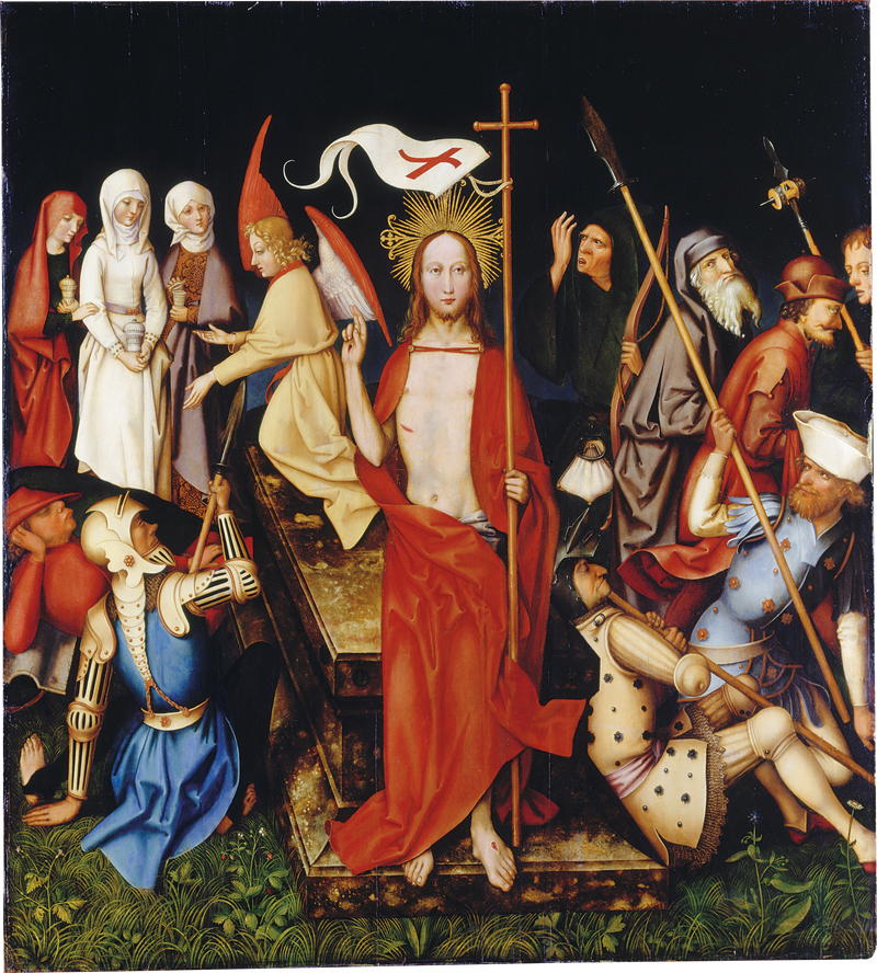 Frankfurtin dominikaaninen alttari: Ylösnousemus - Hans Holbein vanhempi