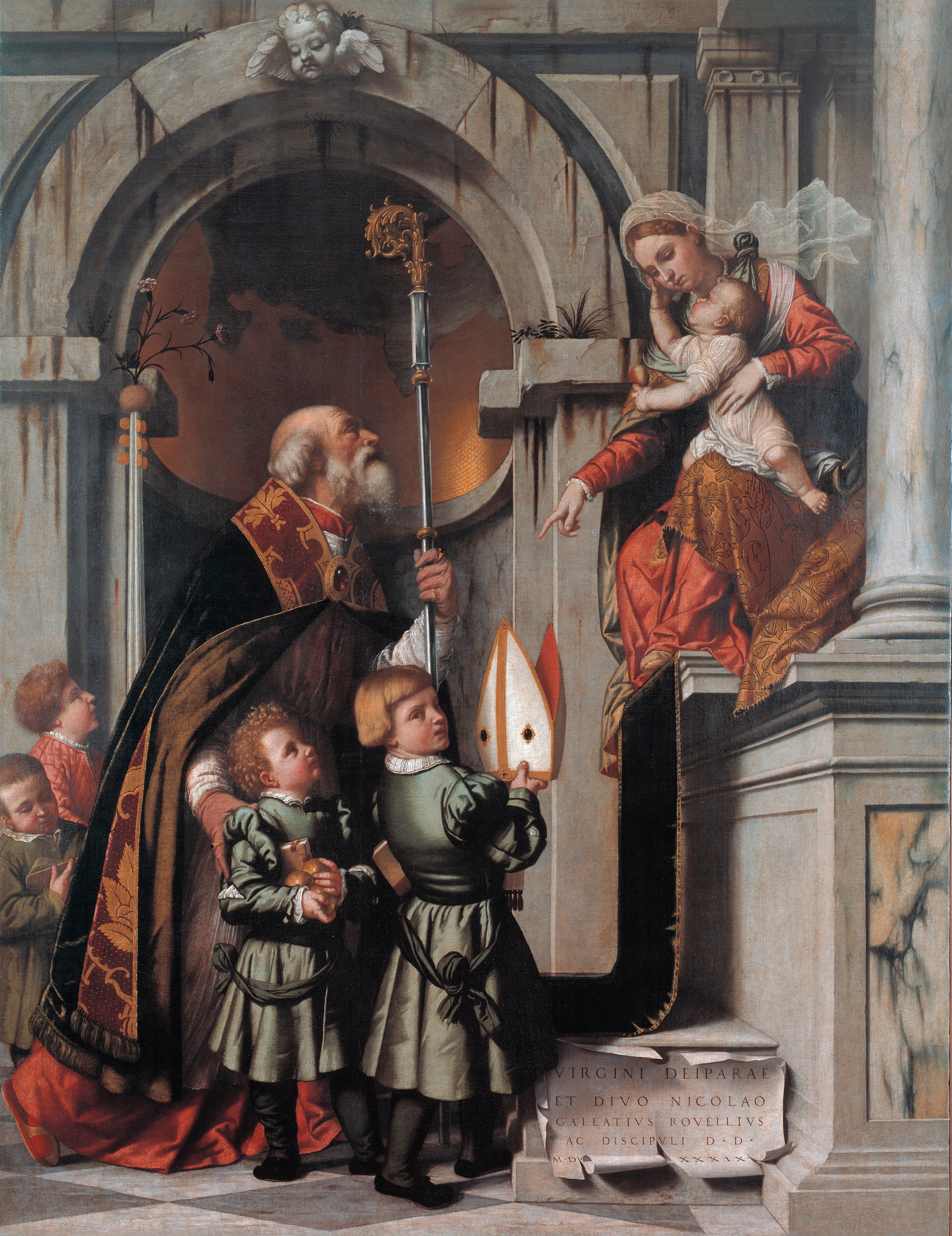 Retable Rovelli - Alessandro Bonvicino image 1 tableau peint à l’huile sur toile