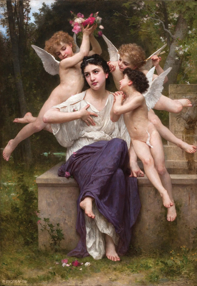 Kevätuni - Bouguereau
