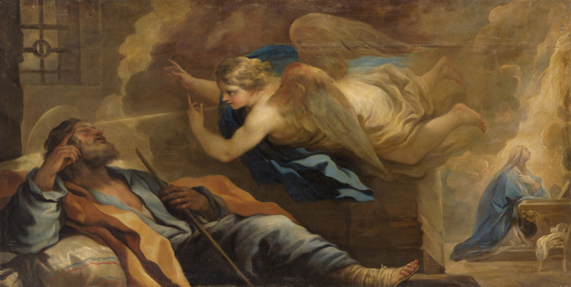 Pyhä Joosefin uni - Luca Giordano
