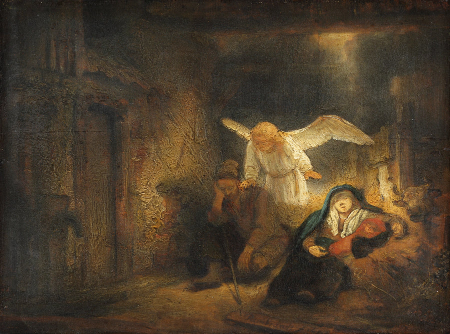 Pyhä Joosefin unelma - Rembrandt