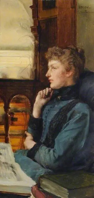 Rêverie: Pensées lointaines - Lawrence Alma-Tadema - Alpha Reproduction