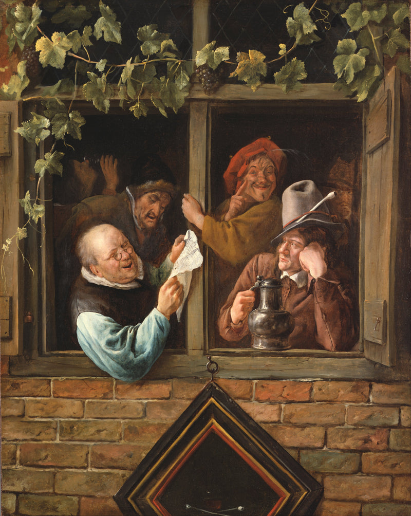 Rhétoriciens à une fenêtre - Jan Steen