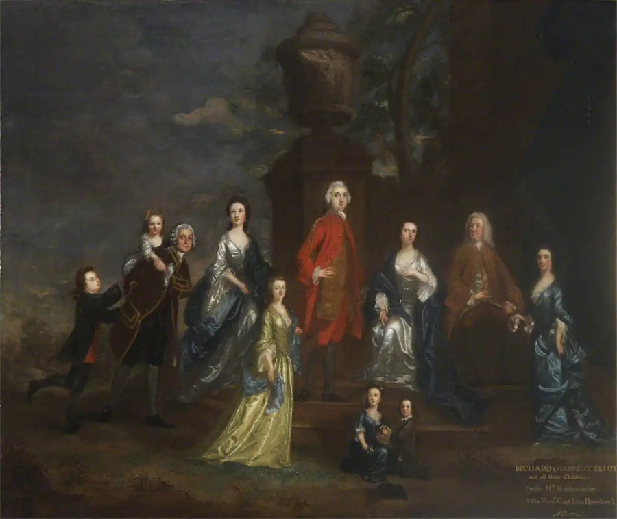 Richard Eliot ja hänen perheensä - Joshua Reynolds