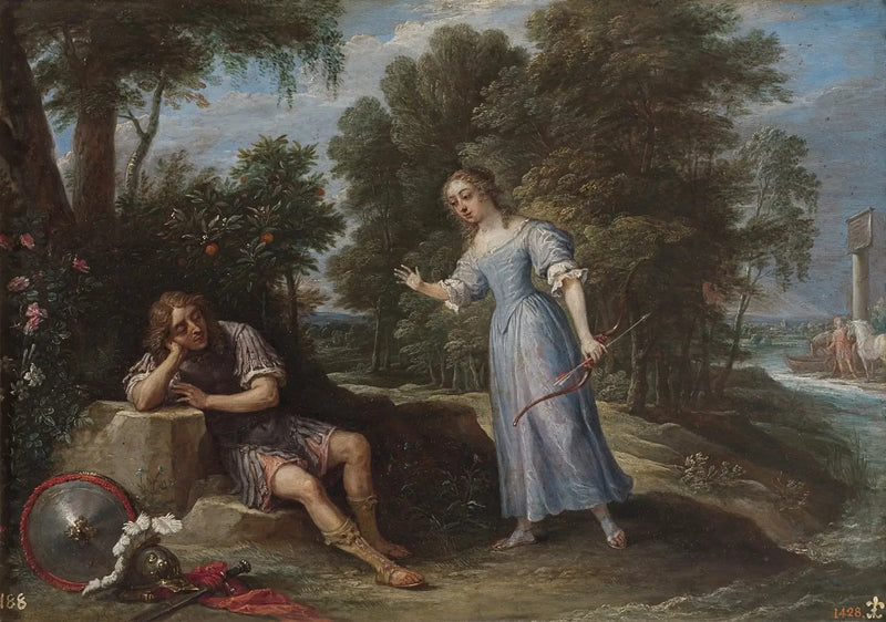 Rinaldo rakastunut Armidaan - David Teniers nuorempi
