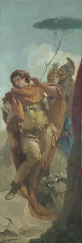 Rinaldo muuttuu Magiikan Kilven Häpeäksi - Giovanni Battista Tiepolo