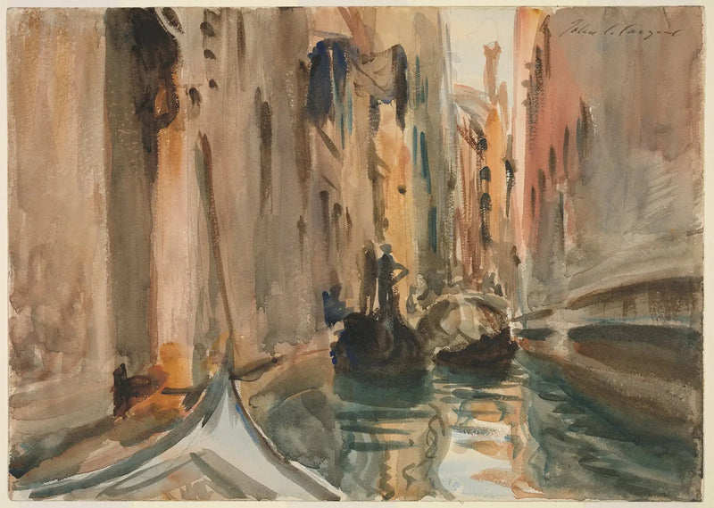 Rio di San Salvatore, Venetsia - John Singer Sargent