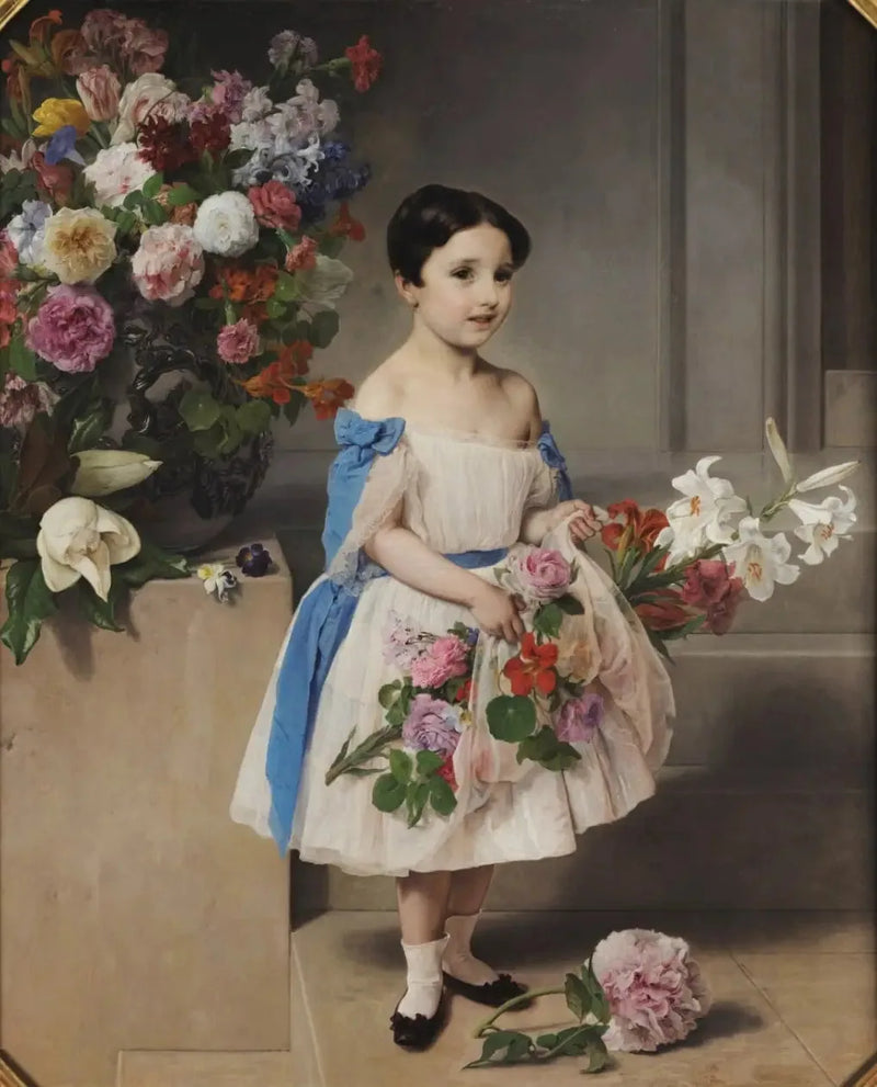 Pieni muotokuva aatelisneiti Antonietta Negroni Prati Morosini - Francesco Hayez