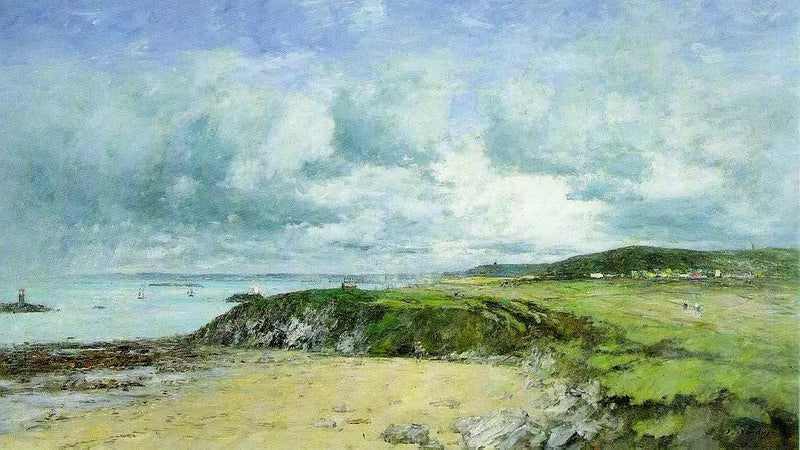 Portrieuxin ranta, Côtes-du-Nord - Eugène Boudin