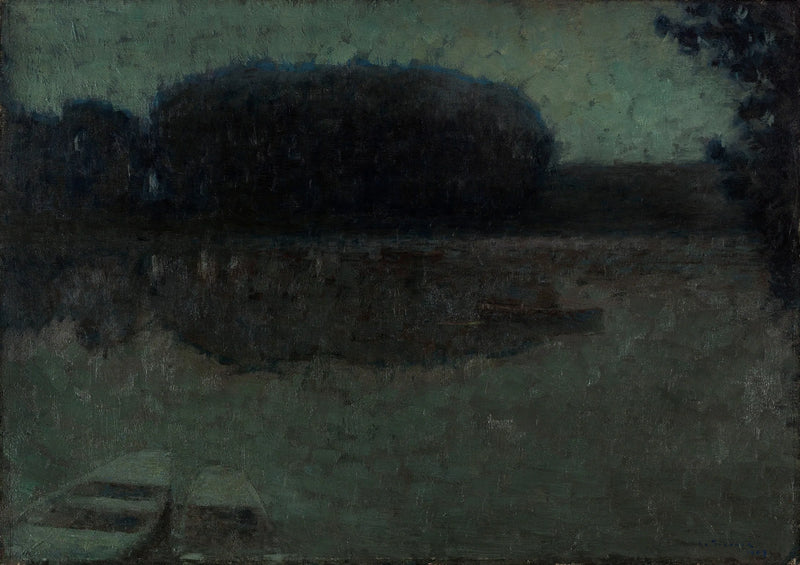 Sininen joki, Montreuil-Bellay - Henri Le Sidaner