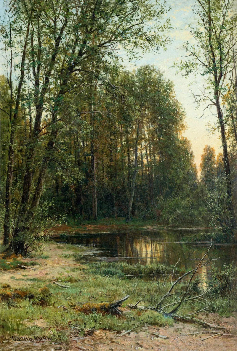 Joki metsässä - Ivan Chichkine