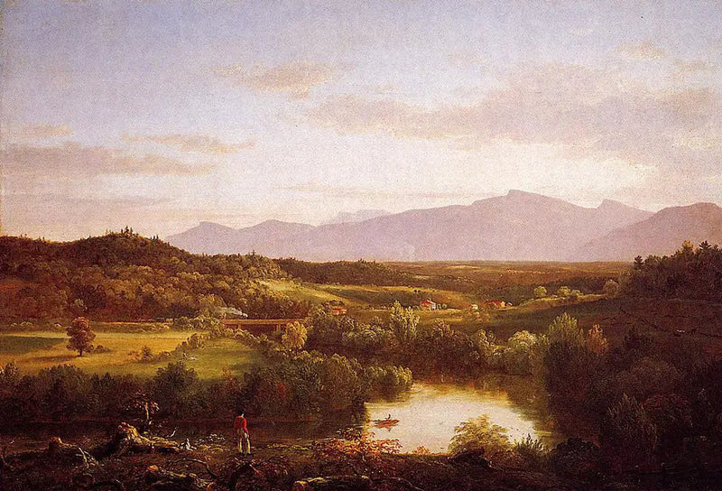 Joki Catskillsissa - Thomas Cole