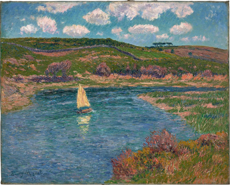 Pont-Avenin joki, Finistère - Henry Moret