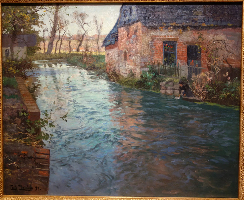 Joki Normandiassa - Frits Thaulow